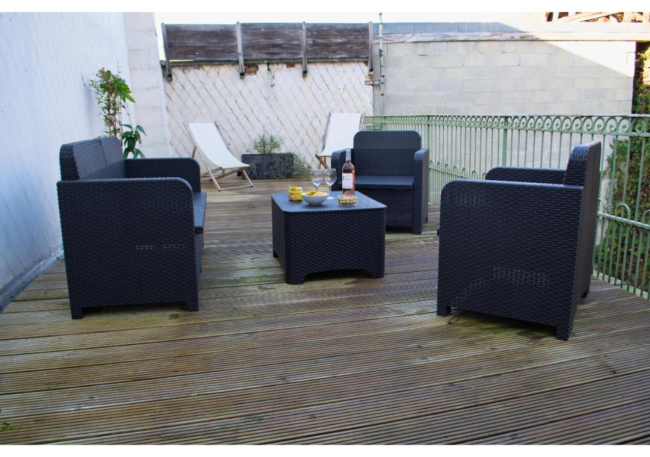 Апартаменты Le Charme D'Antan - Terrasse - Balcon - Hypercentre Эврё Экстерьер фото